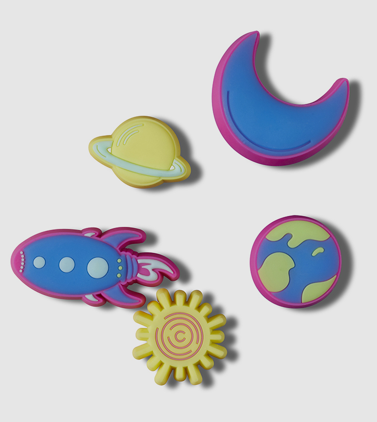 Buy Crocs Pack Of 5 Lights Up Neon Jibbitz In Multiple Colors