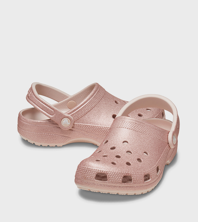 Buy Crocs Classic Glitter Clog In Pink 6thStreet UAE