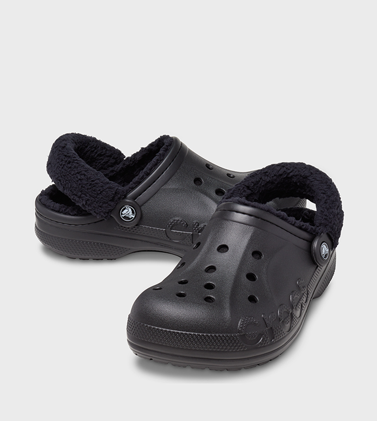 Baya Lined Fuzz Strap Clog