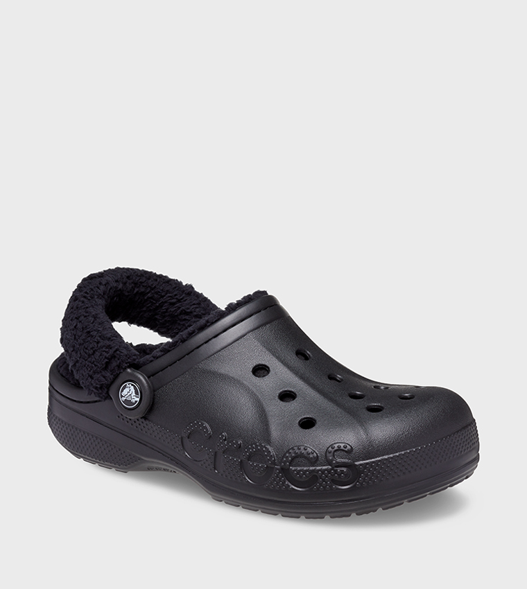 Baya Lined Fuzz Strap Clog