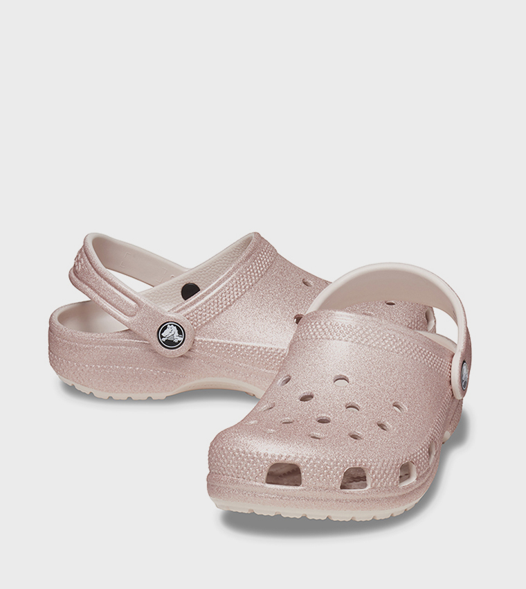Kids' Classic Glitter Clog 