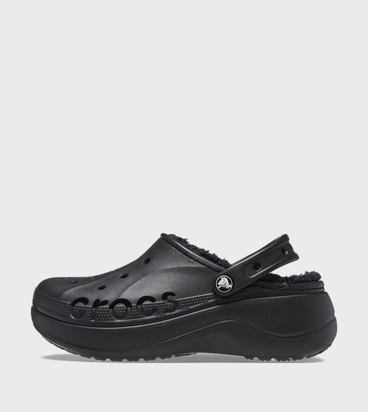 Baya Platform Lined Clog