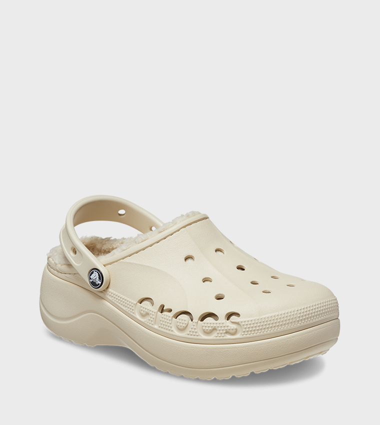 Baya Platform Lined Clog
