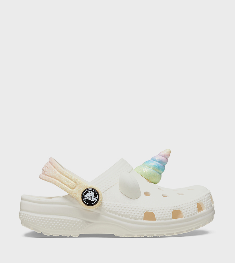 Buy Crocs Toddlers Classic I AM Rainbow Unicorn Clog In White 6thStreet UAE