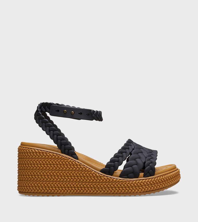 Buy Crocs Brooklyn Wedge In Black 6thStreet Saudi Arabia