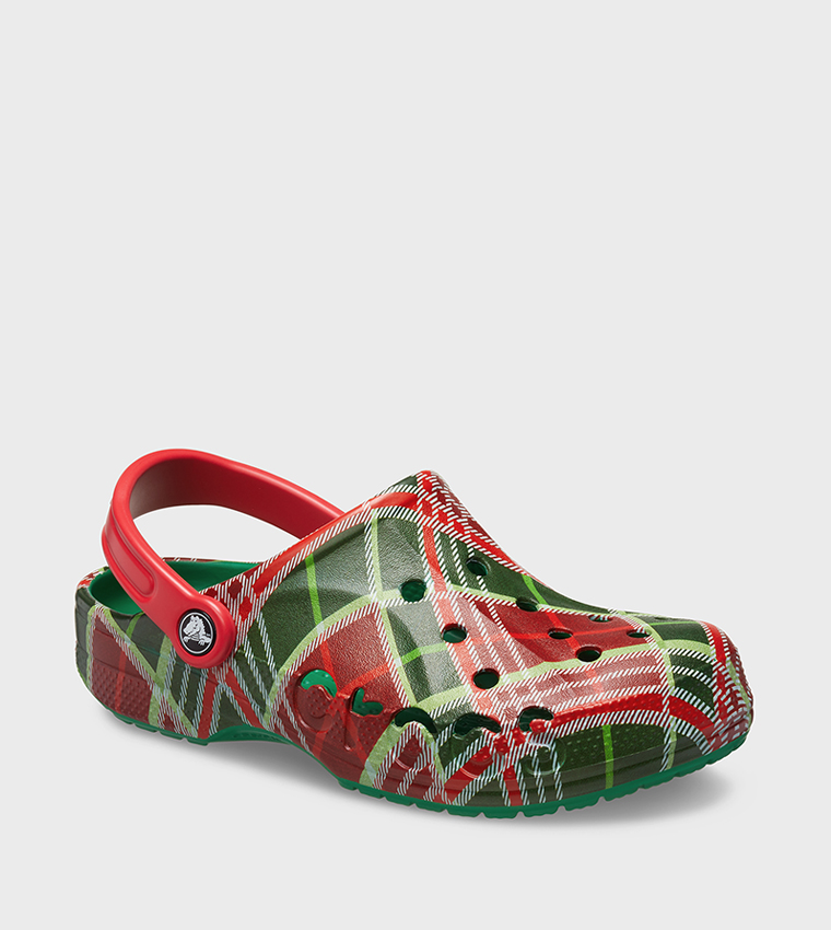 Baya Holiday Plaid Clog