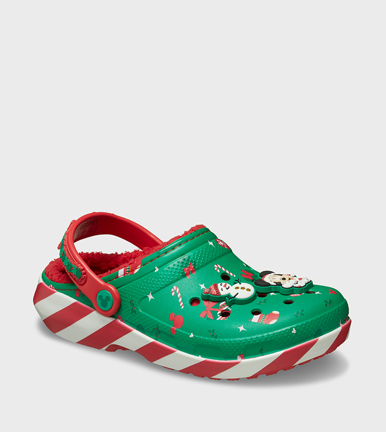 Mickey Xmas Lined Classic Clog