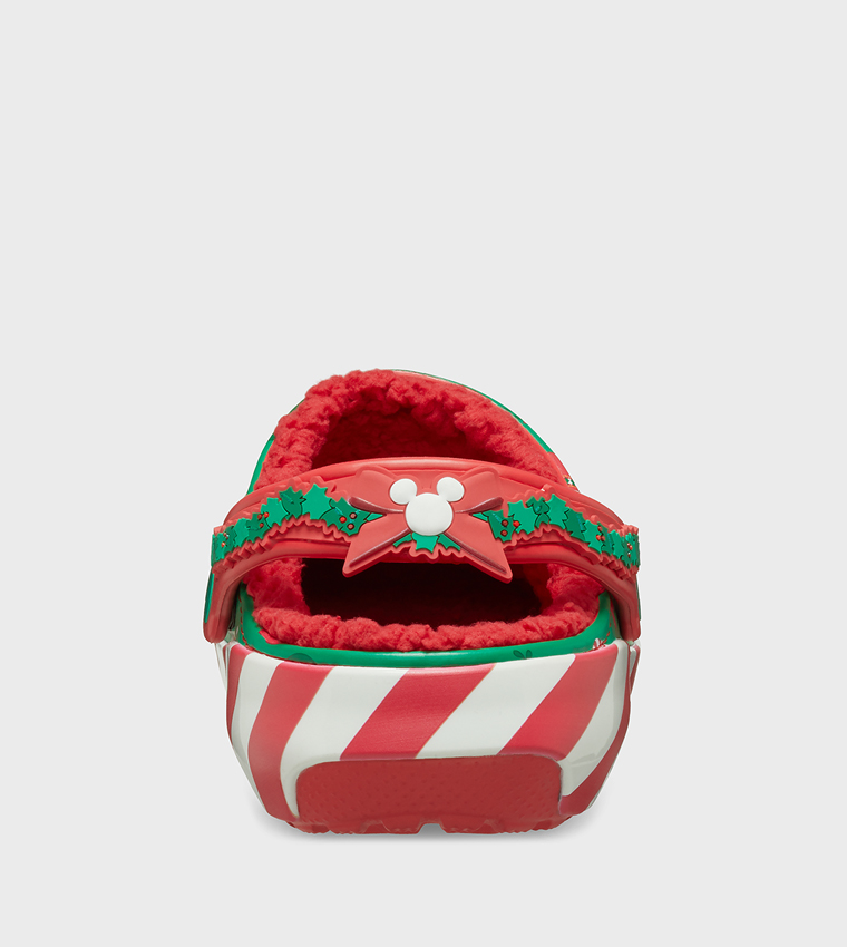 Mickey Xmas Lined Classic Clog