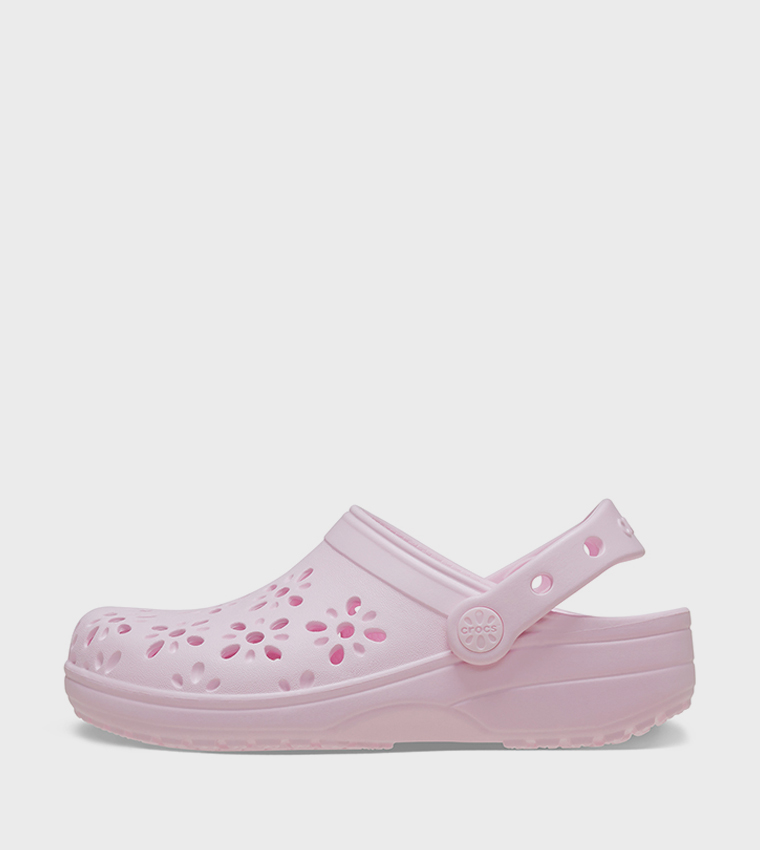 Kids' Classic Floral Cut Out Clog 