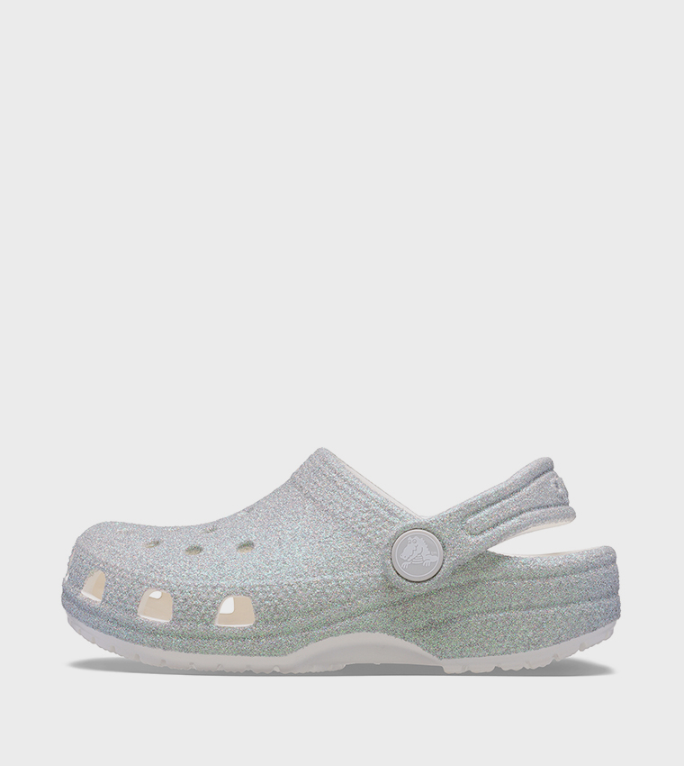 Kids' Classic Iridescent Glitter Clog