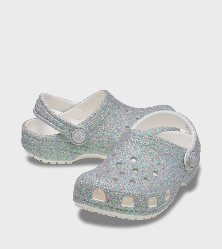 Kids' Classic Iridescent Glitter Clog