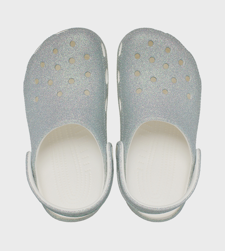Kids' Classic Iridescent Glitter Clog
