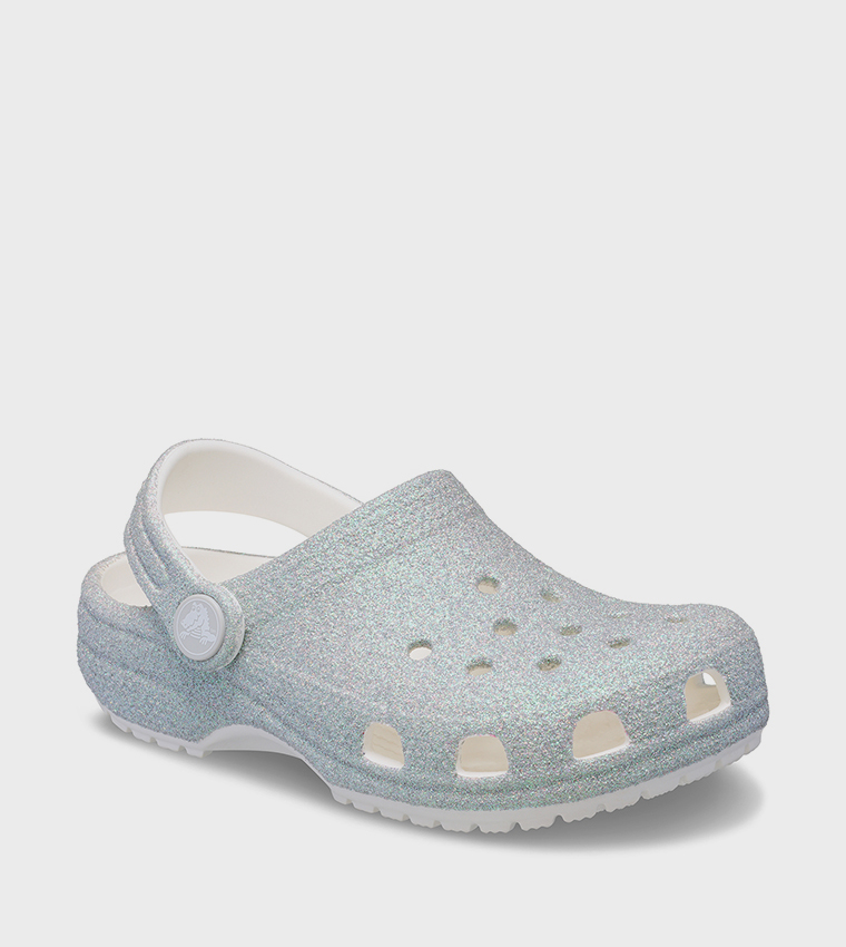 Kids' Classic Iridescent Glitter Clog