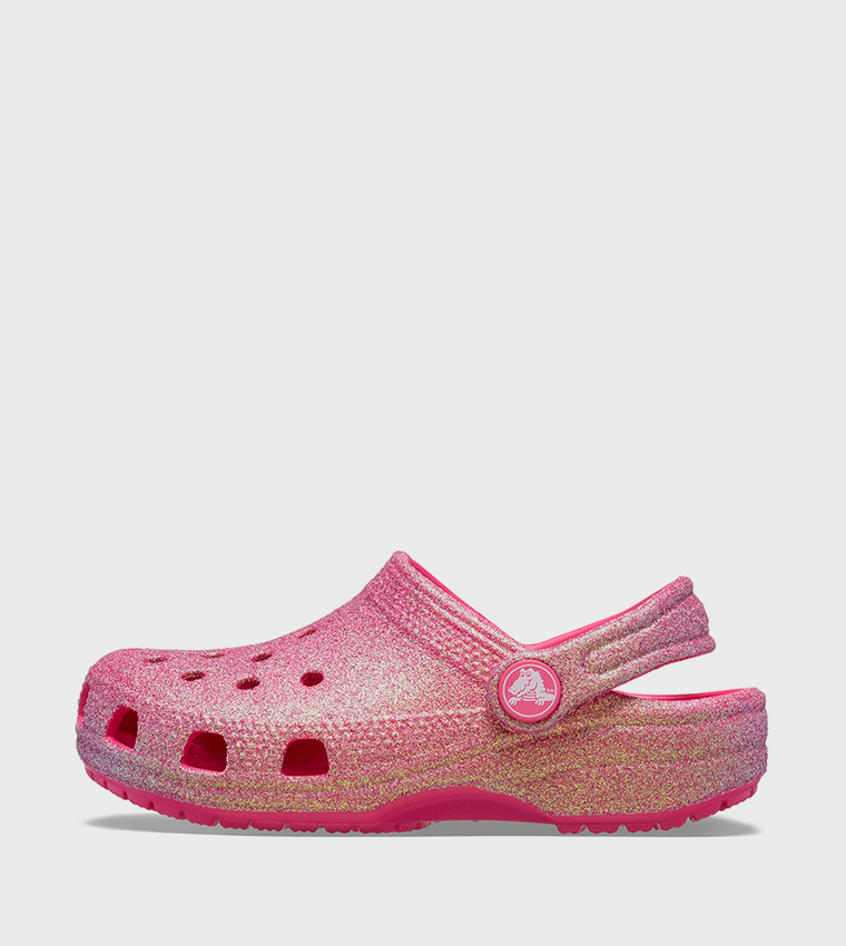 Kids' Classic Iridescent Glitter Clog