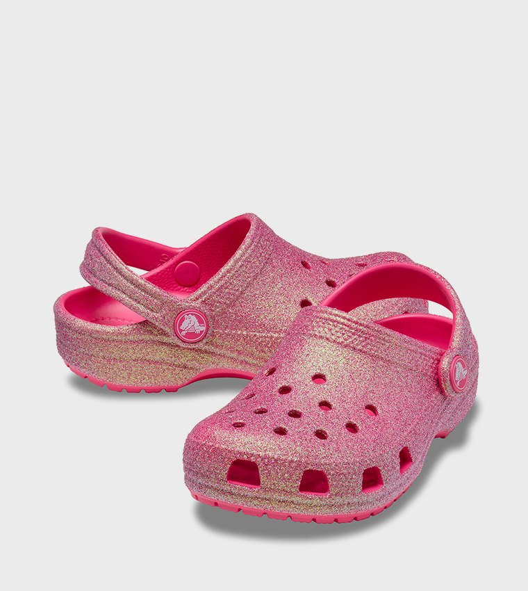 Kids' Classic Iridescent Glitter Clog