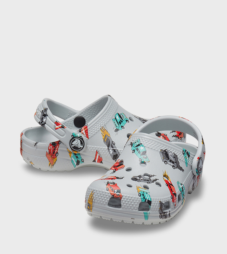 Toddlers' Classic Race Cars Graphic Clog 