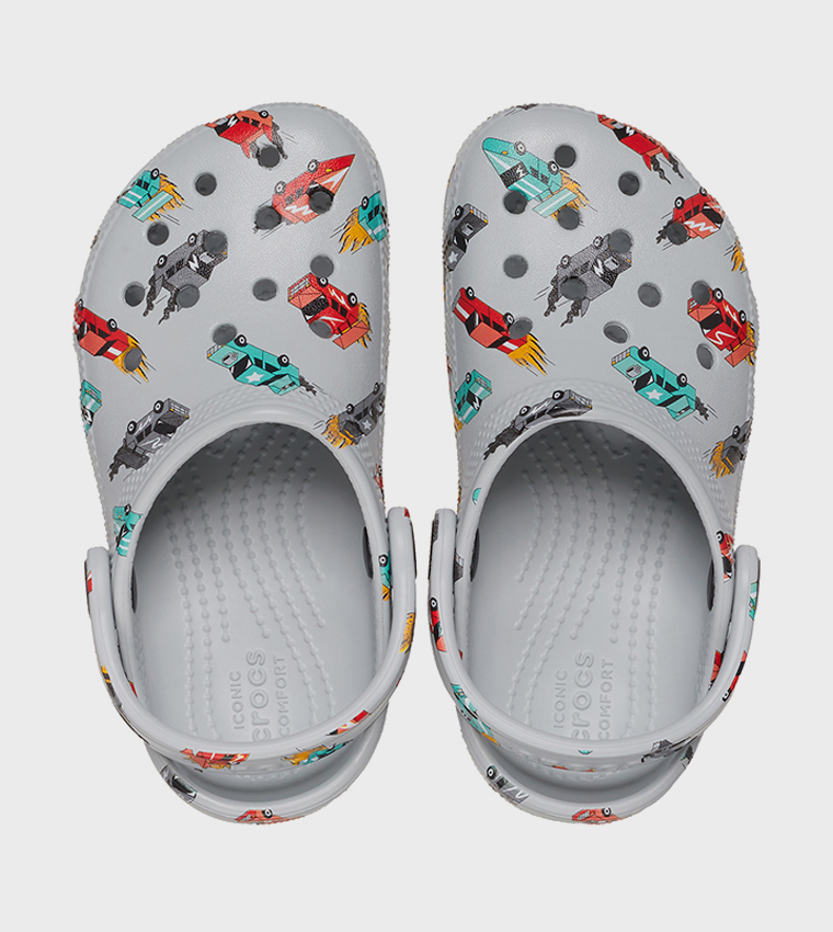 Toddlers' Classic Race Cars Graphic Clog 