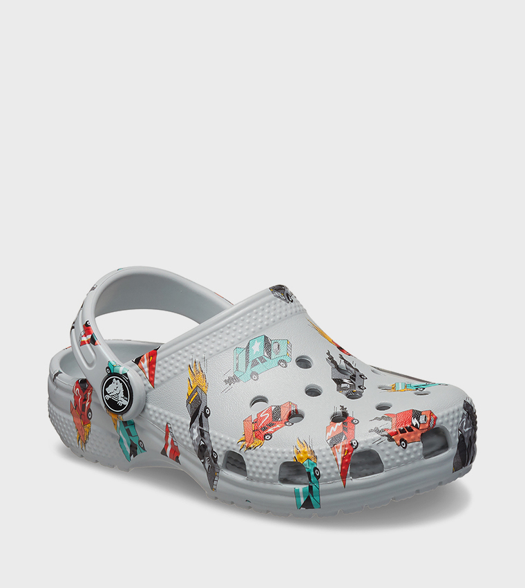 Toddlers' Classic Race Cars Graphic Clog 