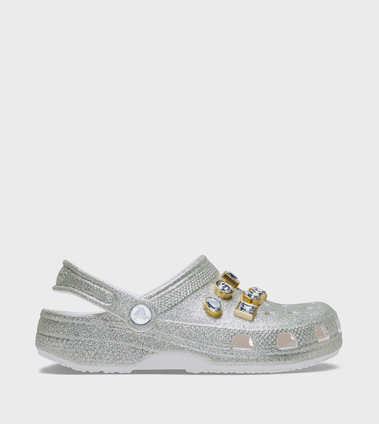 Kids' Classic Glitter Embellished Clog