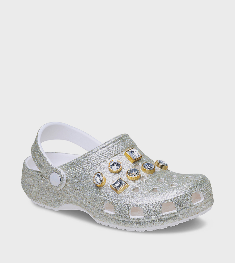 Kids' Classic Glitter Embellished Clog