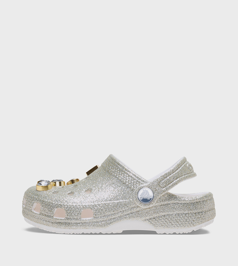Toddlers' Classic Glitter Embellished Clog
