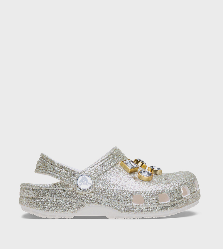 Toddlers' Classic Glitter Embellished Clog