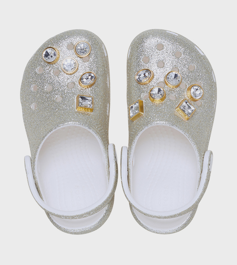 Toddlers' Classic Glitter Embellished Clog