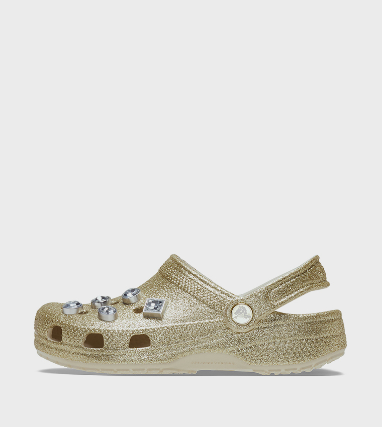 Toddlers' Classic Glitter Embellished Clog