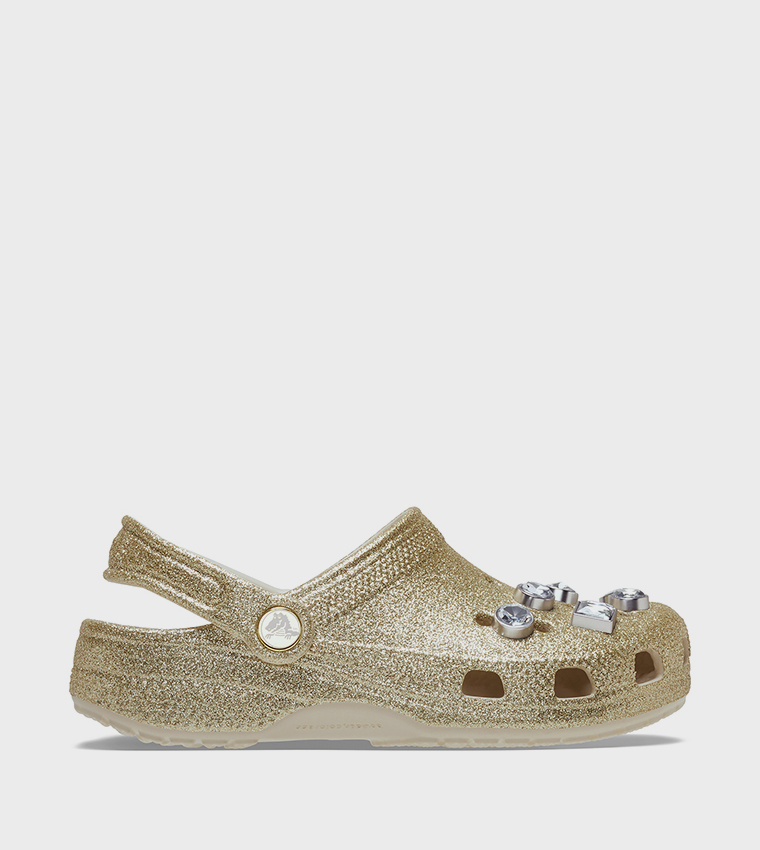 Toddlers' Classic Glitter Embellished Clog