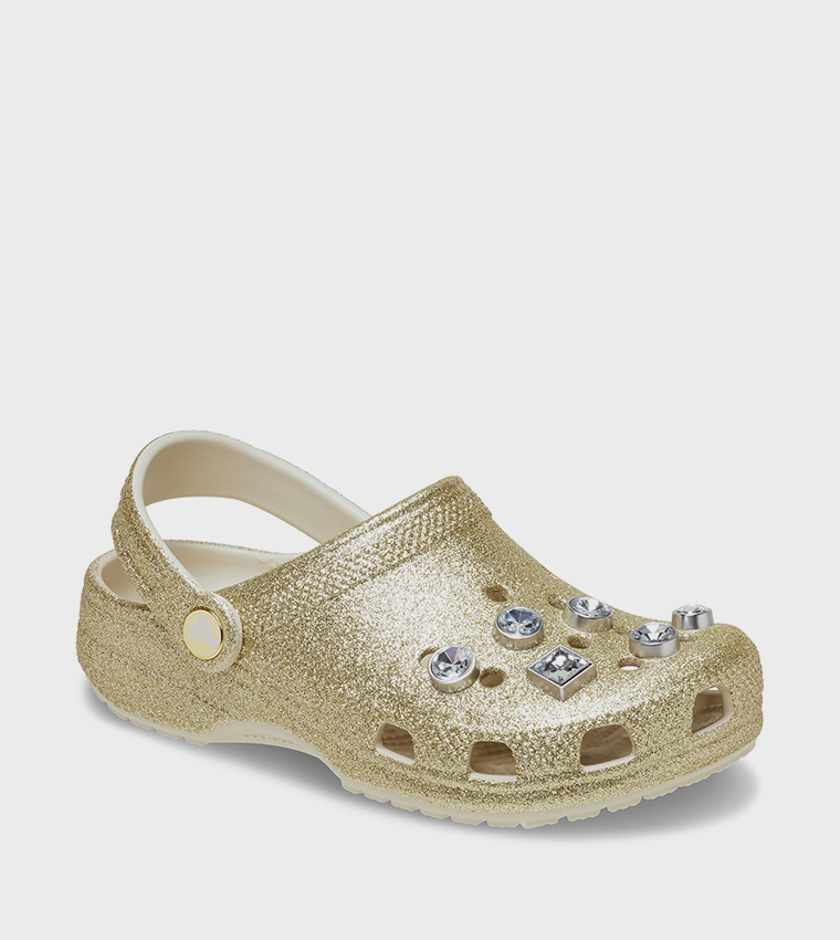 Toddlers' Classic Glitter Embellished Clog
