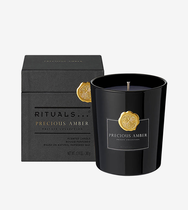 Buy Rituals Precious Amber Scented Candle, 360 G In Black