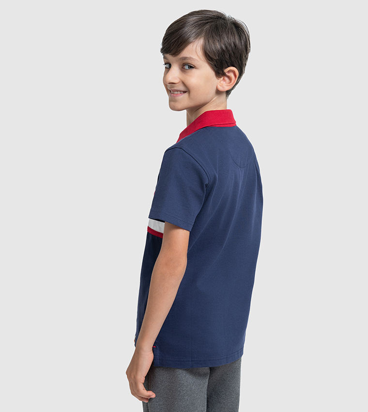 Logo Embroidered Short Sleeves Polo T-Shirt