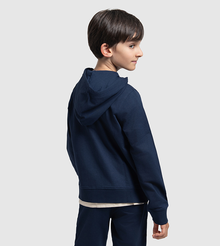 Color Block Hooded Jacket