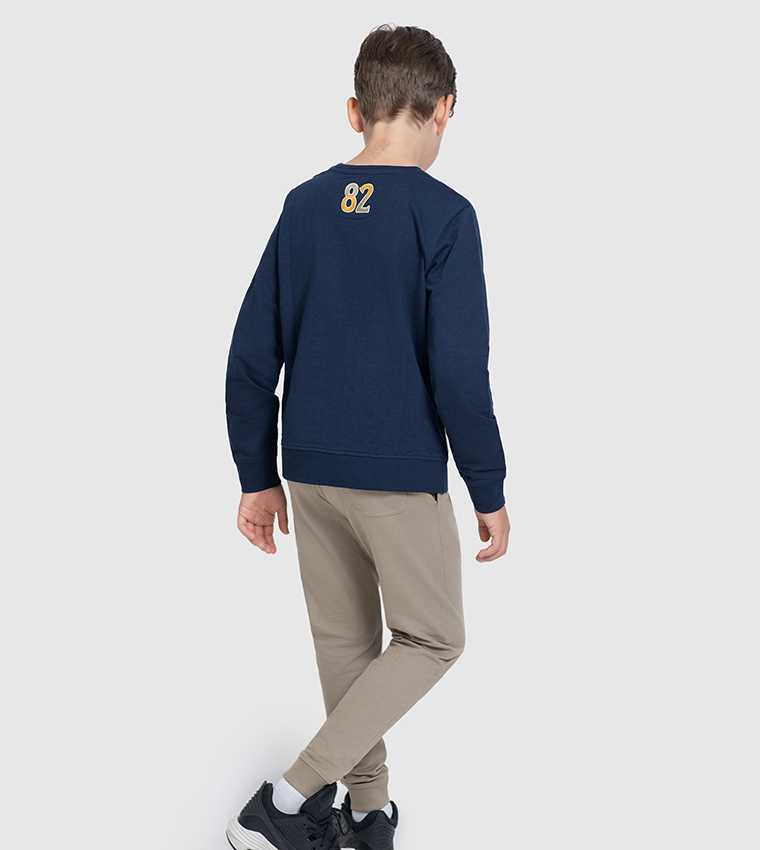 Embroidered Elastic Waist Joggers