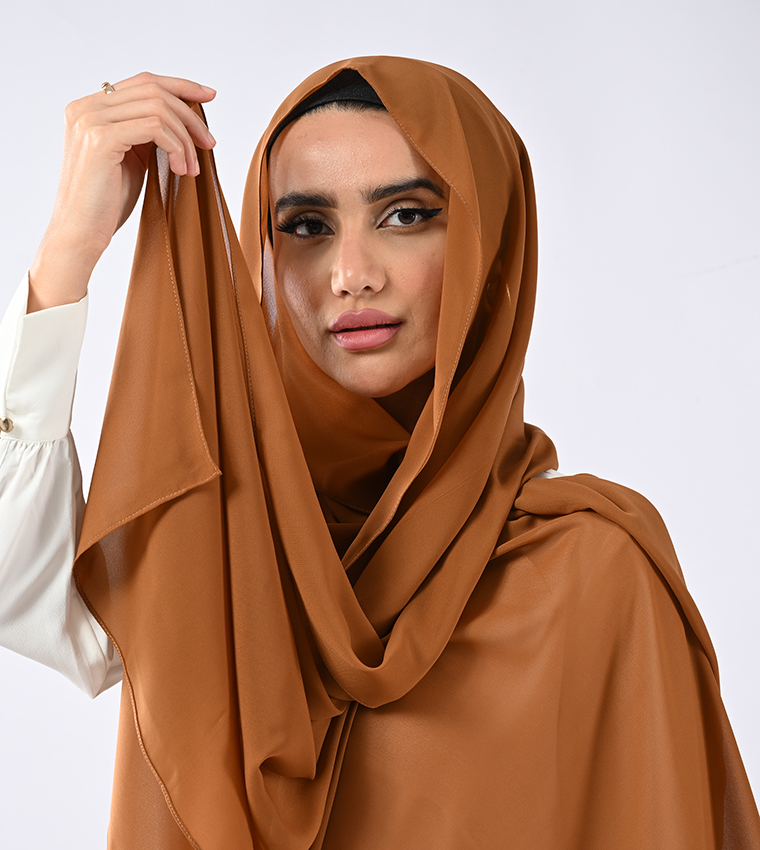 CARAMEL Solid Hijab Scarf