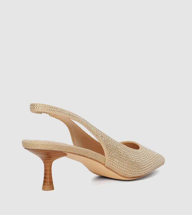 Buy Dune London COLETTE Embellished Slingback Pumps In Beige 6thStreet Bahrain