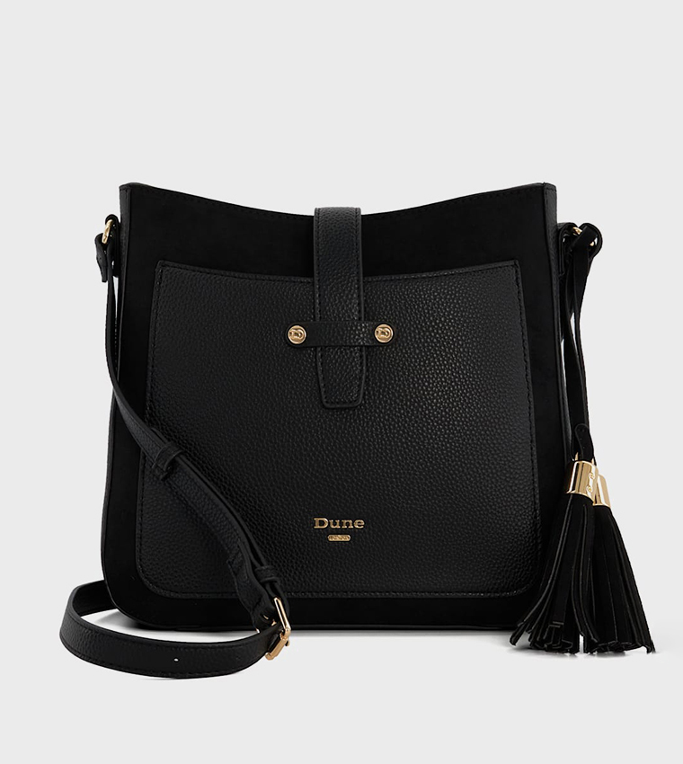 Buy Dune London DANGELO Textured Crossbody Bag In Black 6thStreet UAE