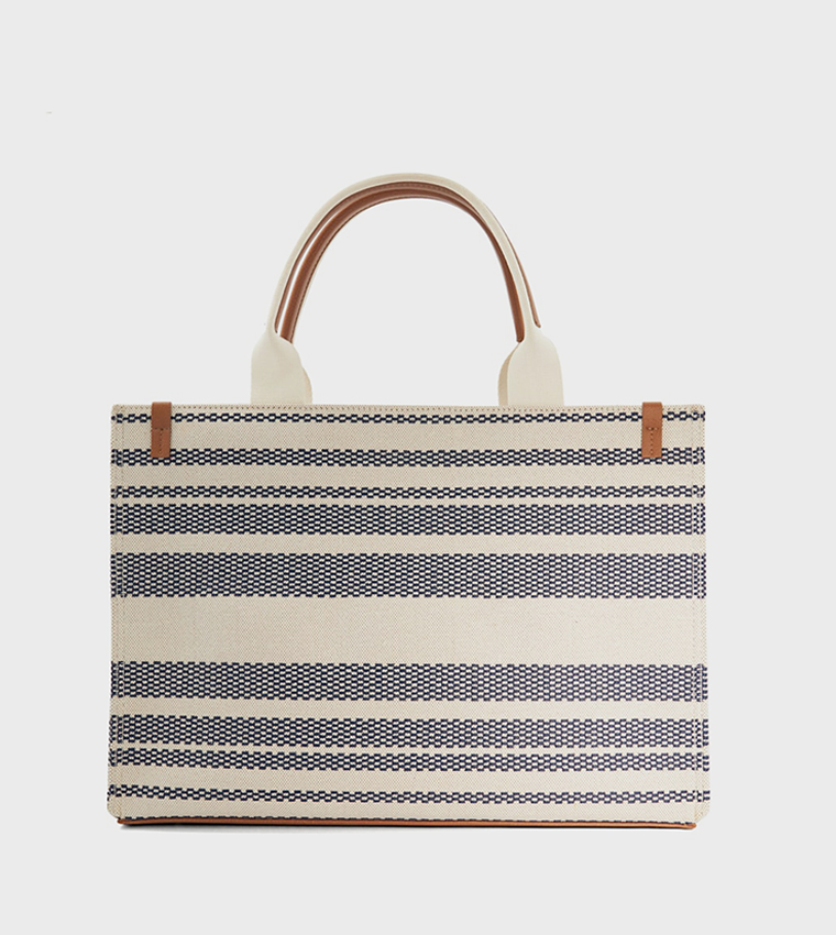 DELTRA Woven Tote Bag
