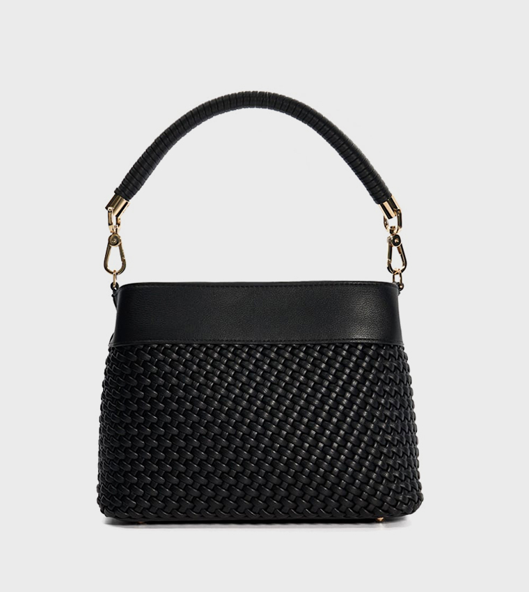 DINIDELPHIE Textured Shoulder Bag