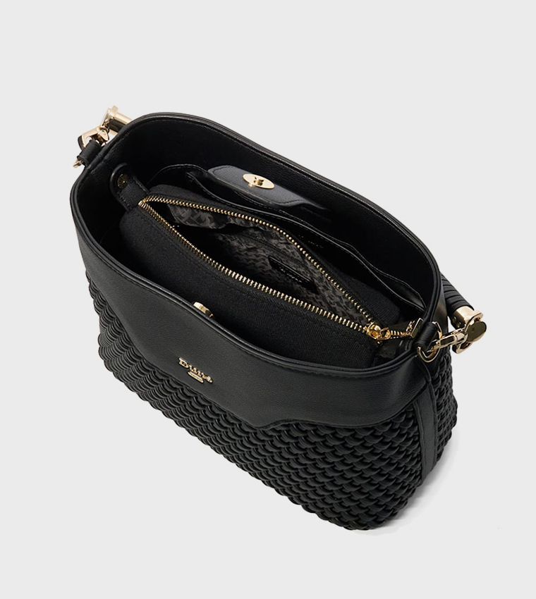 DINIDELPHIE Textured Shoulder Bag