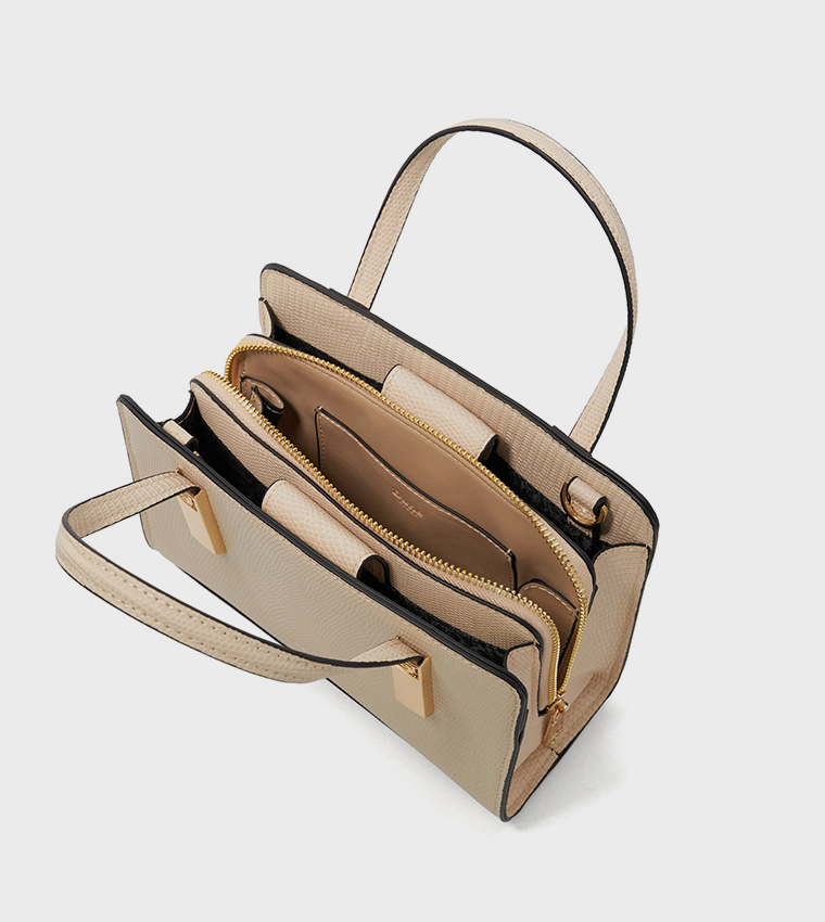 DINKIEDENBEIGH Textured Logo Detail Bag