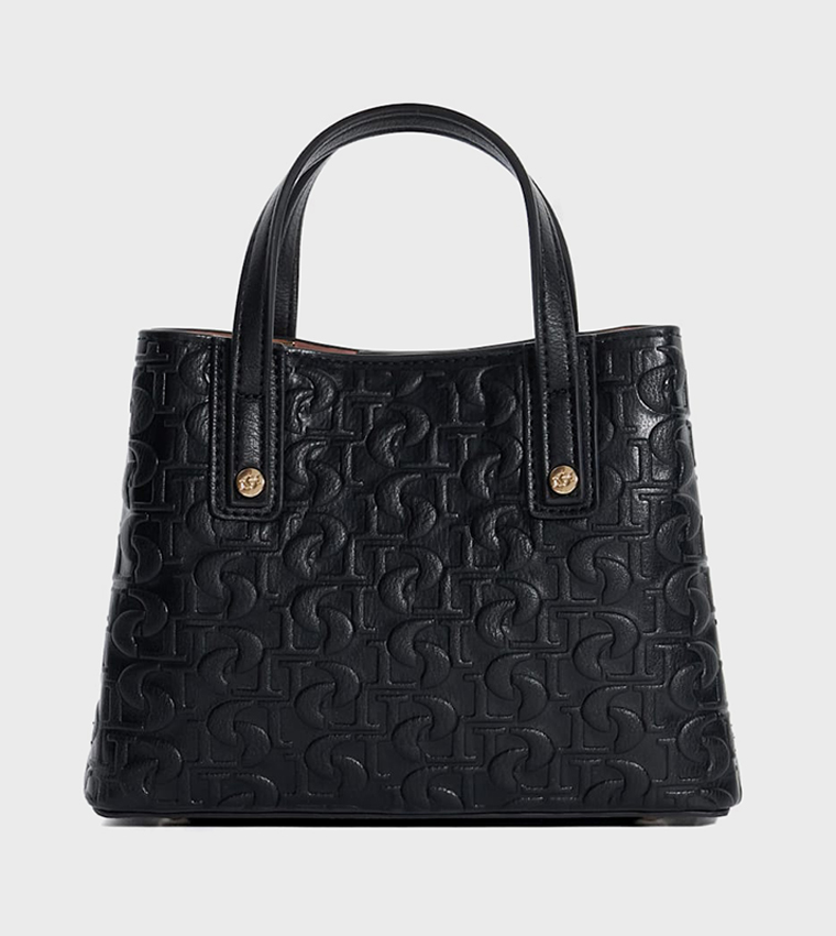 DINKIEDORRIELS Embossed Satchel Bag