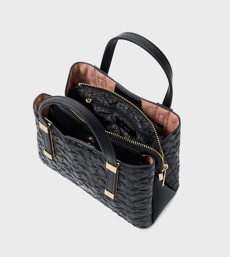 DINKIEDORRIELS Embossed Satchel Bag