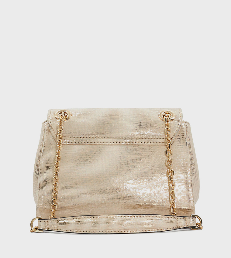 DUSK Embellished Chain Handle Cross Body Bag