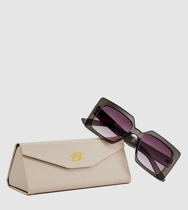 GLITZY Embellished Oversized Sunglasses