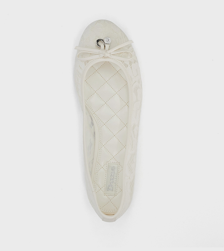 HEARTSTRING Lace Detail Ballerinas