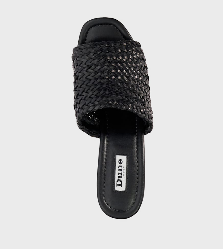 JOSEFINE Woven Strap Platform Heel Sandals