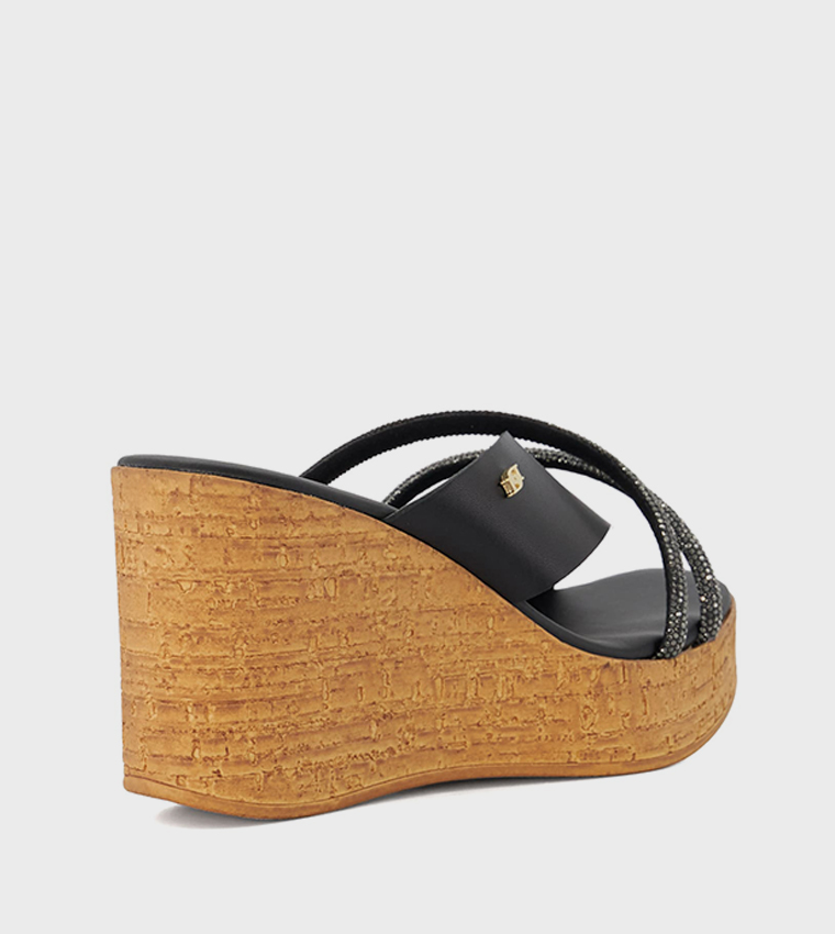 Diamante wedges sale dune