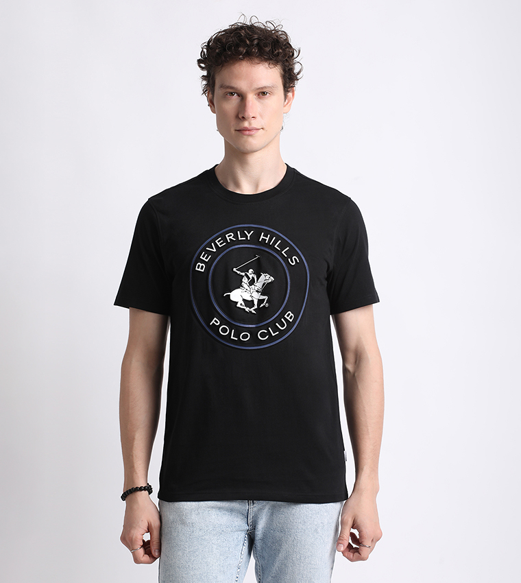 Logo Embossed Short Sleeves T-Shirt