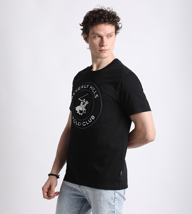 Logo Embossed Short Sleeves T-Shirt